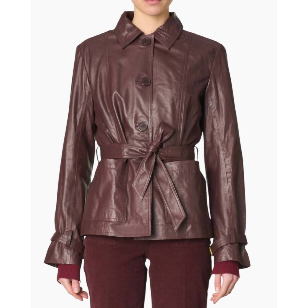 NEW VANESSABRUNO francisco jacket in bordeux